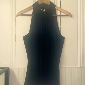 Calvin Klein collection velvet blouse